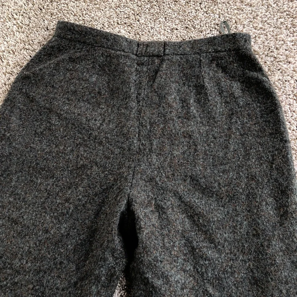Vintage Chanel Boutique Trousers Fits‎ (32x28) Alpaca High Rise Wide Leg Pants